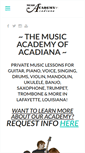 Mobile Screenshot of musicacademyacadiana.com